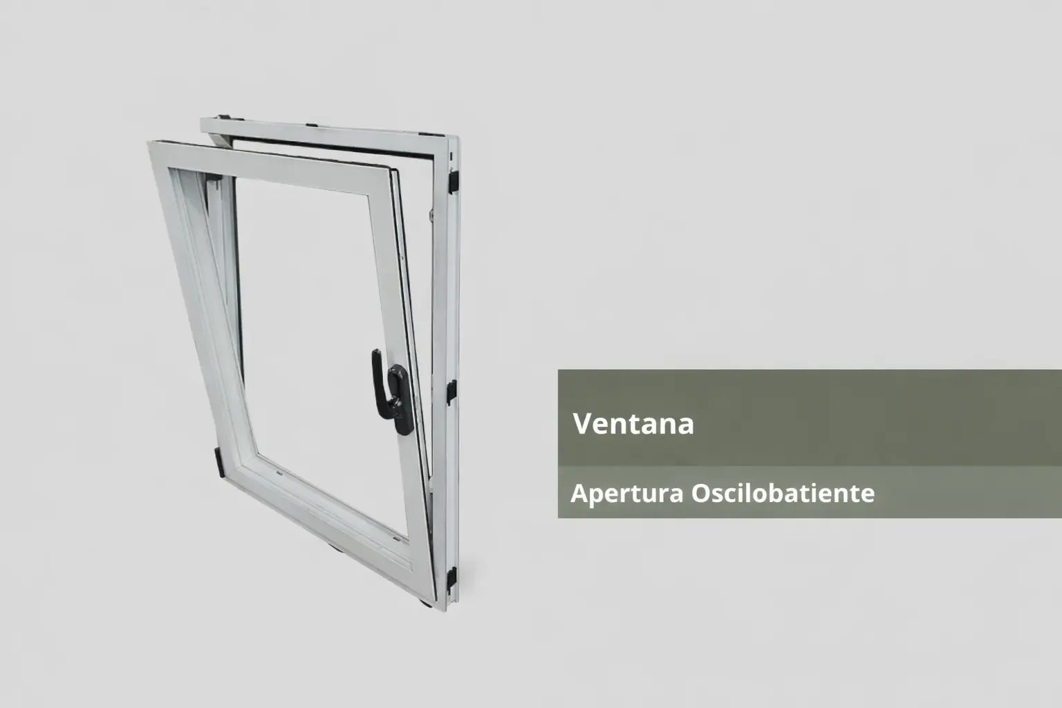 Texto Alternativo: Perfil de ventana de PVC Serie Ideal 2000 de Habitare Integral con 60mm de profundidad y sistema de doble vidrio insulado para aislamiento térmico.